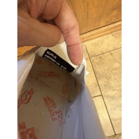 Lugz Men's 7 Clipper Classic Slip-on Canvas Sneakers White Womens 9 - Picture 7 of 7